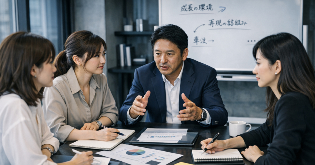 株式会社iDEA 広報ミーティングの様子